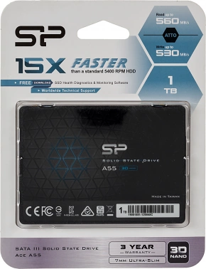 Накопитель SSD Silicon Power SATA-III 1TB SP001TBSS3A55S25