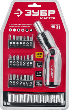 Отвертка Зубр Мастер  25161-H31
