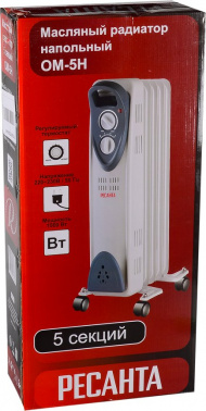 Радиатор масляный Ресанта ОМ-5Н