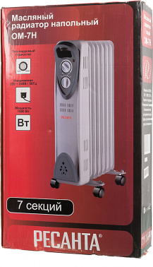 Радиатор масляный Ресанта ОМ-7Н