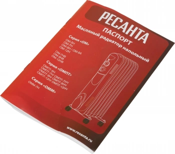 Радиатор масляный Ресанта ОМ-12НВ