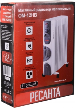 Радиатор масляный Ресанта ОМ-12НВ
