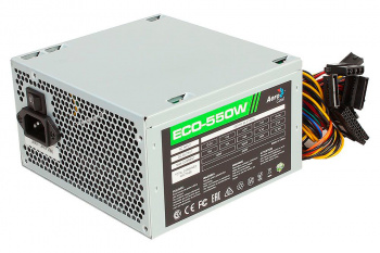 Блок питания Aerocool ATX 550W ECO-550