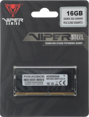 Память DDR4 16GB 2666MHz Patriot  PVS416G266C8S