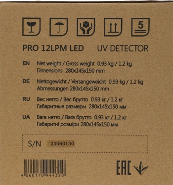 Детектор банкнот PRO  12 LPM LED