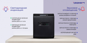 Источник бесперебойного питания Ippon Back Comfo Pro II 650