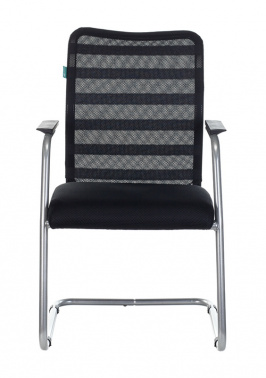 Кресло Бюрократ CH-599AV черный TW-32K01 сиденье черный TW-11 сетка, ткань полозья металл металлик