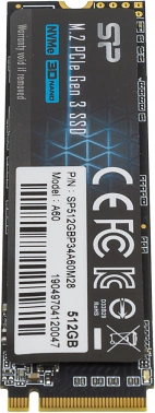 Накопитель SSD Silicon Power PCIe 3.0 x4 512GB SP512GBP34A60M28