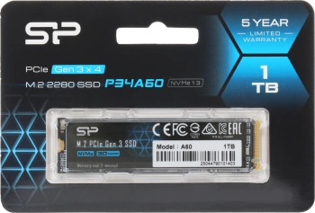 Накопитель SSD Silicon Power PCIe 3.0 x4 1TB SP001TBP34A60M28