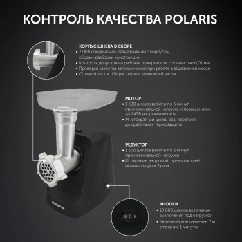 Мясорубка Polaris PMG 2078 RUS