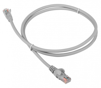 Патч-корд Lanmaster LAN-PC45/U5E-15-GY UTP вилка RJ-45-вилка RJ-45 кат.5е 15м серый LSZH (уп.:1шт)