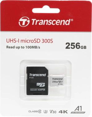 Флеш карта microSDXC 256GB Transcend  TS256GUSD300S-A