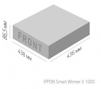 Источник бесперебойного питания Ippon Smart Winner II 1000