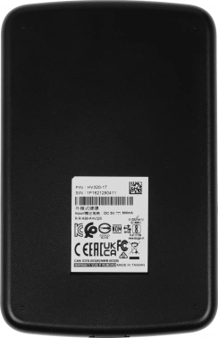 Жесткий диск A-Data USB3.1 1TB AHV320-1TU31-CBK HV320