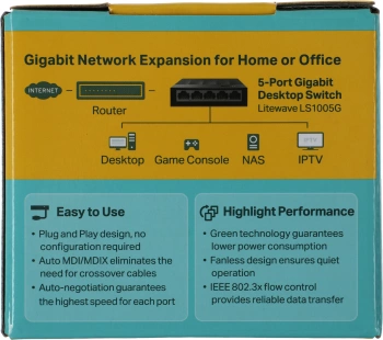 Коммутатор TP-Link  LS1005G