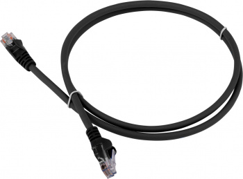 Патч-корд Lanmaster LAN-PC45/U6-3.0-BK UTP RJ-45 вил.-вилка RJ-45 кат.6 3м черный LSZH (уп.:1шт)