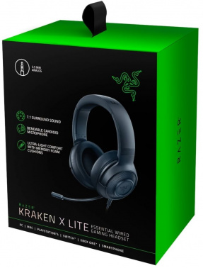 Наушники с микрофоном Razer Kraken X Lite
