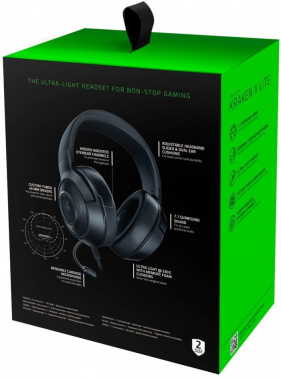 Наушники с микрофоном Razer Kraken X Lite