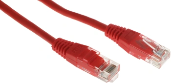 Патч-корд Lanmaster TWT-45-45-1.5-RD UTP RJ-45 вил.-вилка RJ-45 кат.5E 1.5м красный ПВХ