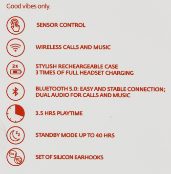 Гарнитура вкладыши uBear Vibe