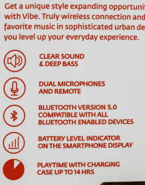 Гарнитура вкладыши uBear Vibe