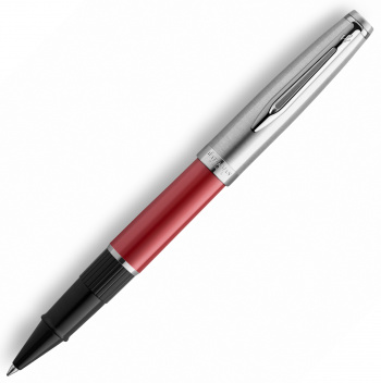 Ручка роллер Waterman Embleme (2100325) Red CT F черн. черн. подар.кор.