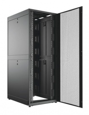 Шкаф коммутационный C3 Solutions (C3.RF4803) напольный 48U 750x1050мм пер.дв.перфор. 2 бок.пан. задн.дв.перфор. направл.под закл.гайки 1500кг черный