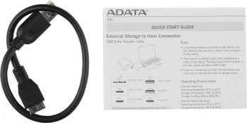 Жесткий диск A-Data USB 3.1 2TB AHV620S-2TU31-CBL HV620S