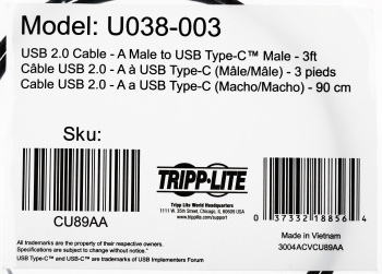 Кабель Tripplite  U038-003