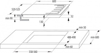 Газовая варочная поверхность Gorenje GE690X