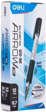 Ручка шариков. Deli Arrow EQ10-BK