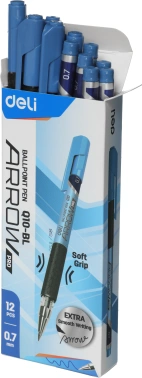 Ручка шариков. Deli Arrow EQ10-BL