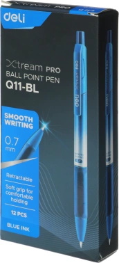Ручка шариков. автоматическая Deli X-tream EQ11-BL