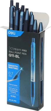 Ручка шариков. автоматическая Deli X-tream EQ11-BL