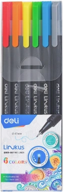 Набор ручек капилляр. Deli Linkus