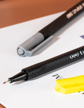 Набор ручек капилляр. Deli Linkus