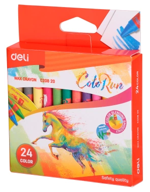 Восковые мелки Deli EC20820