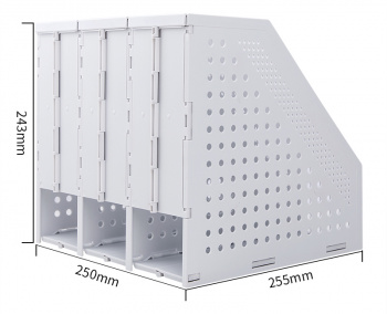 Лоток вертикальный Deli 78995LT-GREY