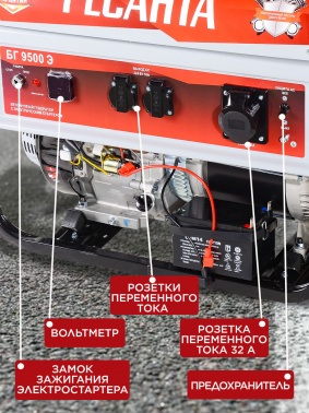 Генератор Ресанта БГ 9500 Э