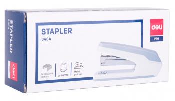 Степлер настольный Deli E0464WHITE
