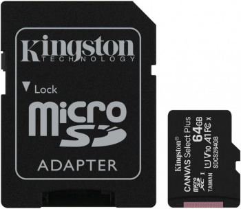 Флеш карта microSDXC 64GB Kingston  SDCS2/64GB