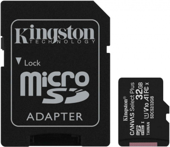 Флеш карта microSDHC 32Gb Class10 Kingston SDCS2, 32GB