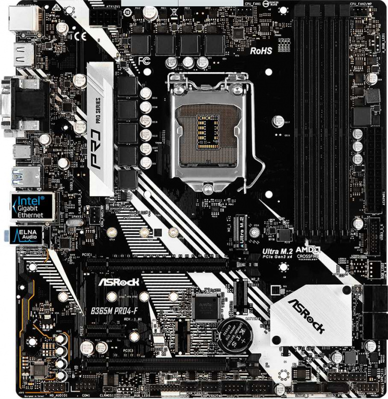   Asrock B365M PRO4-F