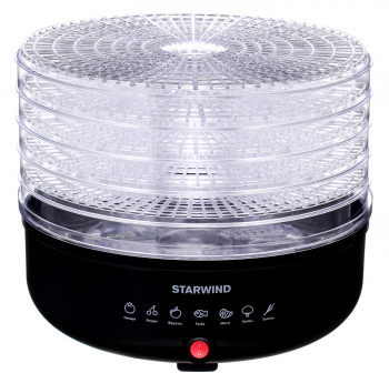 Купить сушилку для овощей и фруктов Starwind SFD4643 Black в интернет-магазине. Цена Starwind SFD4643 Black, характеристики, отзывы