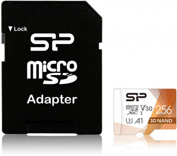 Флеш карта microSDXC 256GB Silicon Power  SP256GBSTXDU3V20AB