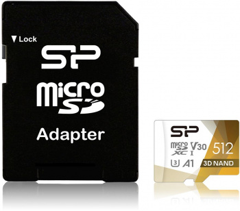 Флеш карта microSDXC 512GB Silicon Power  SP512GBSTXDU3V20AB