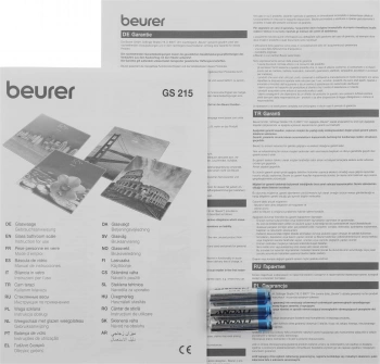 Весы напольные электронные Beurer GS215 Relax