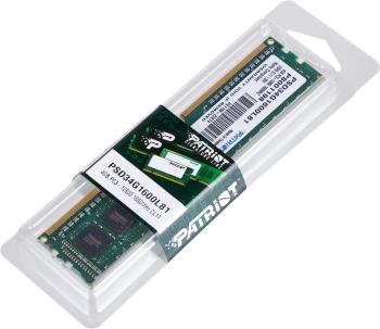 Память DDR3L 4Gb 1600MHz Patriot  PSD34G1600L81
