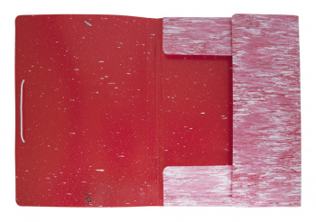 Папка на резинке Бюрократ Melange MLPR07RED A4 пластик кор.30мм 0.7мм красный