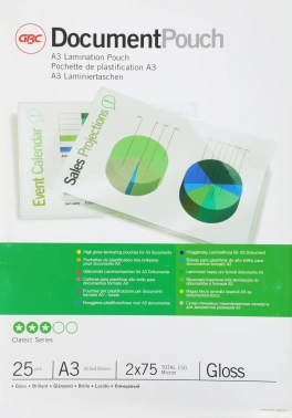 Пленка для ламинирования GBC 75мкм A3 (25шт) глянцевая 426x303мм  3740486